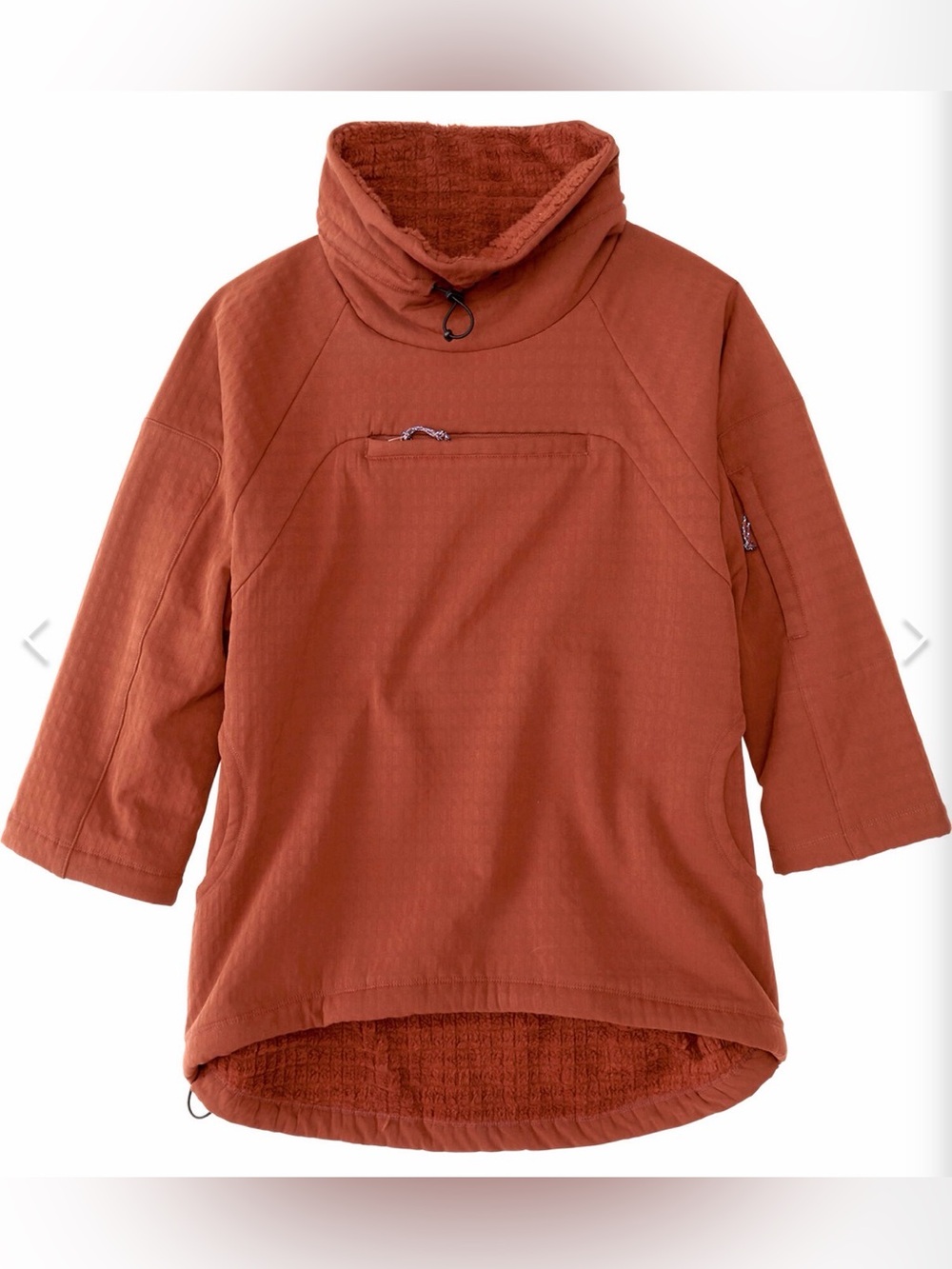 Title Nine "Off the Grid" Long Pullover w/ fleece lining